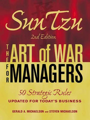 cover image of Sun Tzu--The Art of War for Managers: 50 Strategic Rules Updated for Today's Business